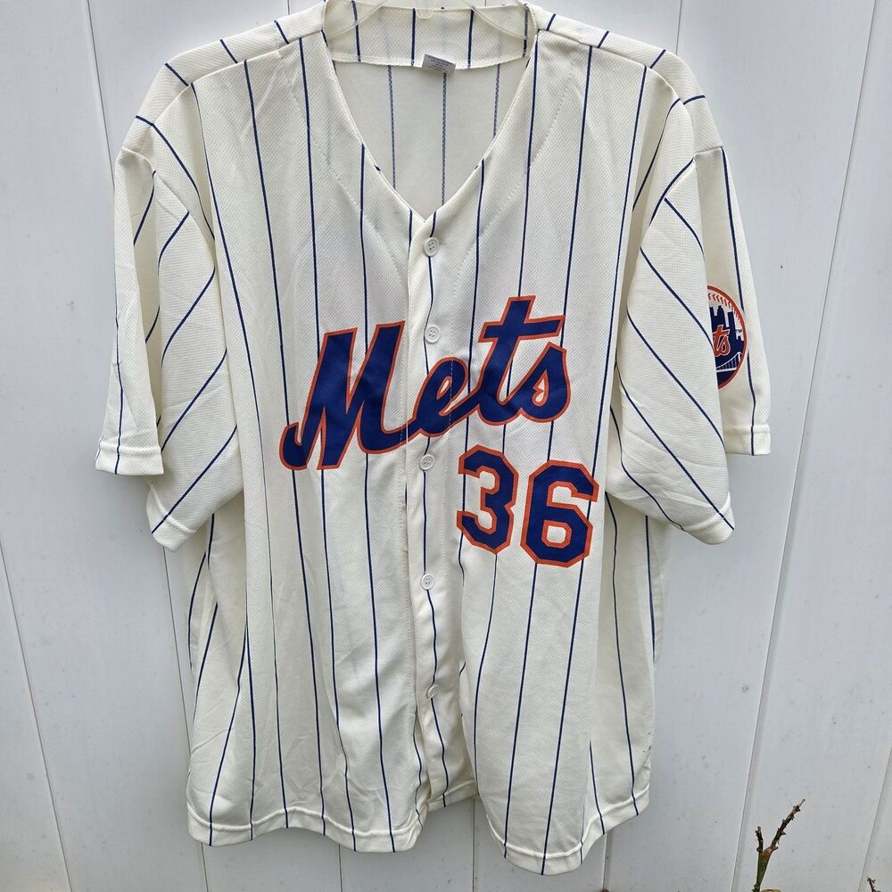 Jerry Koosman New York Mets SGA Retirement Baseball Jersey Adult Xlarge MLB